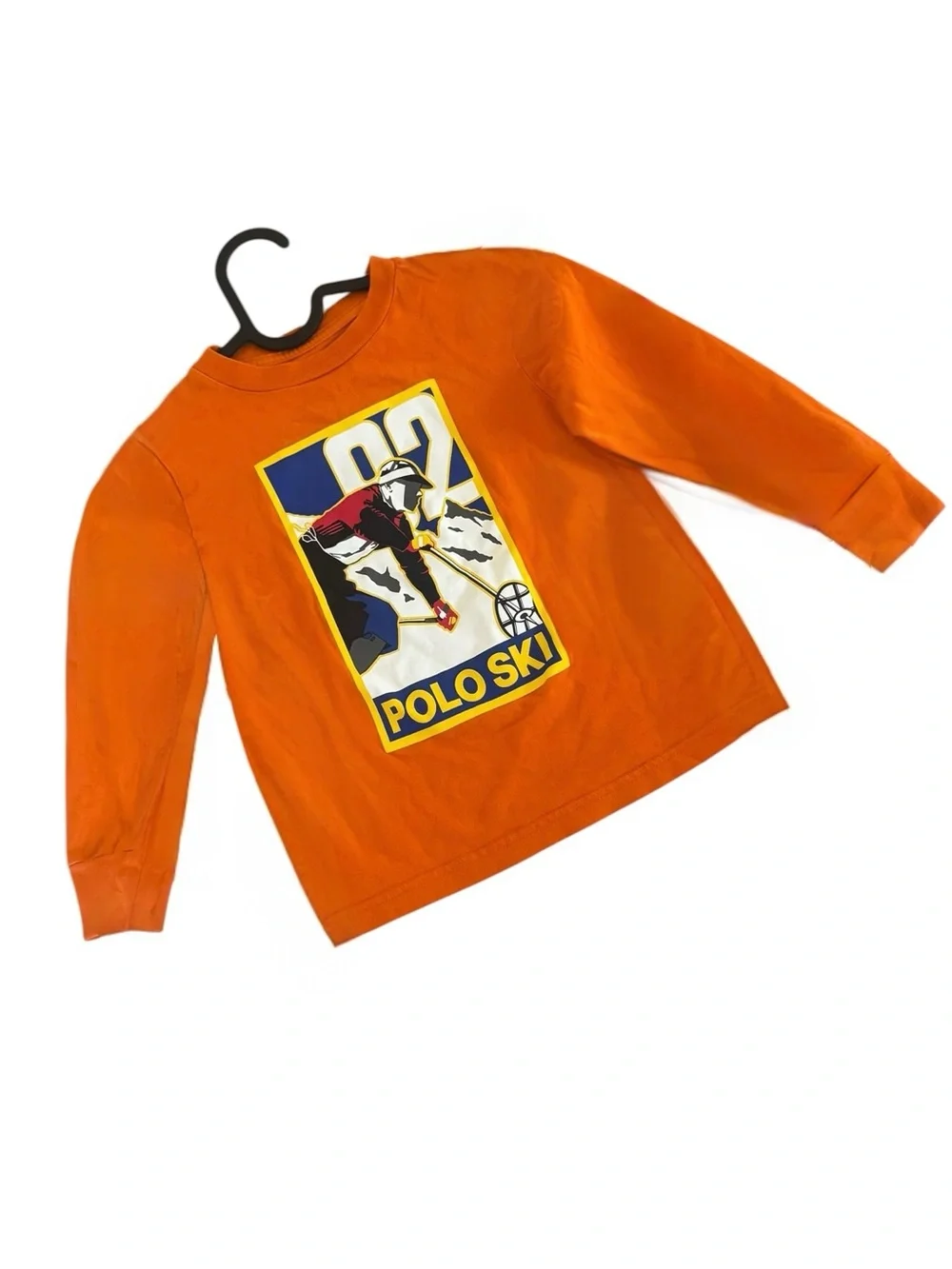 Polo Ralph Lauren Toddler Boys Long Sleeve Polo Ski Graphic T-Shirt